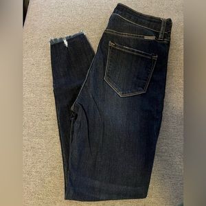 Ultra‎ high rise Kancan skinny jeans with 5 button fly